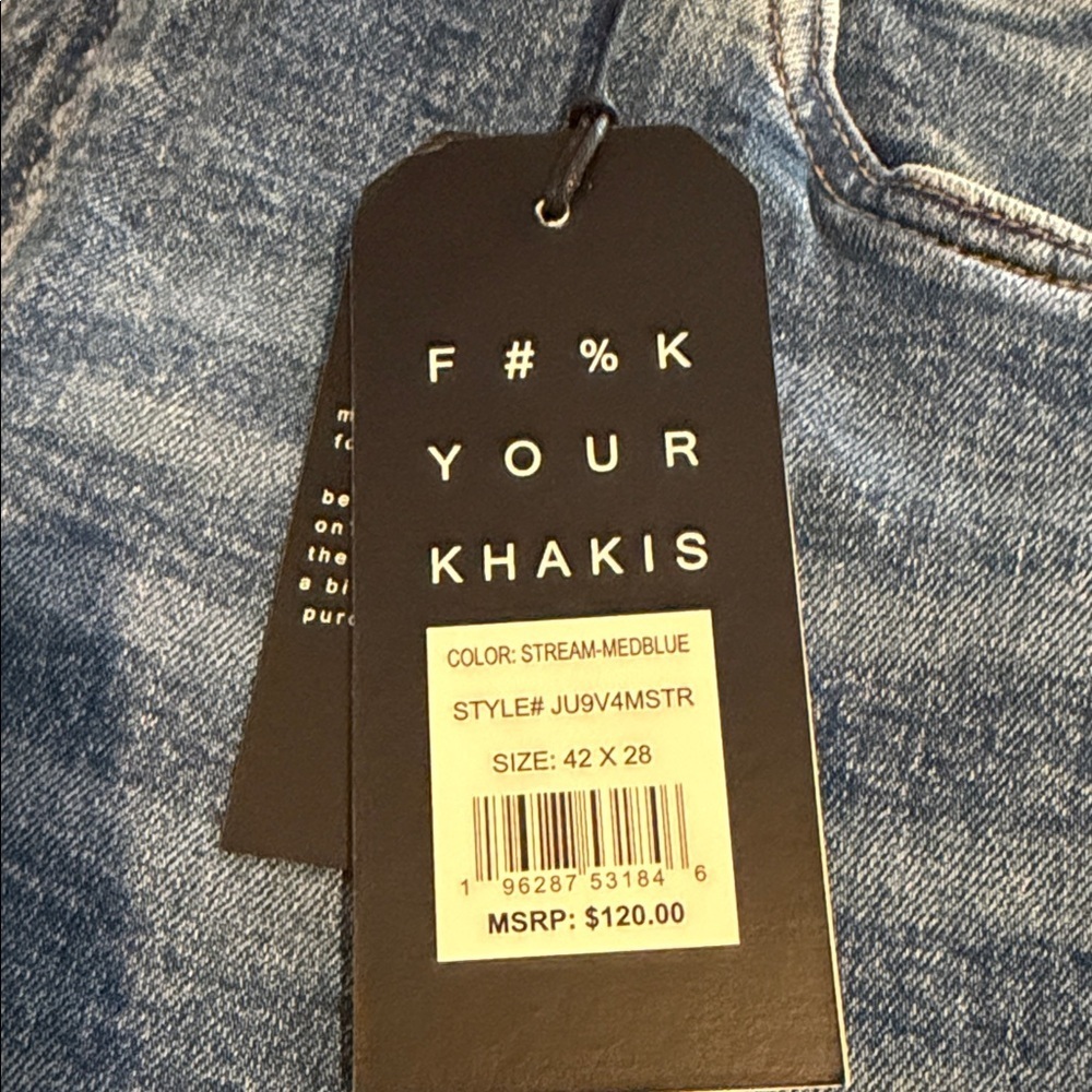 Men's Light Blue Bootcut Jeans by F Your Khakis - Picture 2 of 6